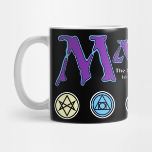 Magick, Aleister Crowley Style!  (Trading Card Parody) Mug